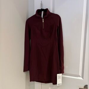Lululemon define long sleeve half zip dress BRAN NEW